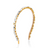 Balmain Crystal Gold & Silver Small Headband- Beauty Affairs 1