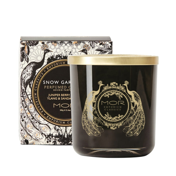 MOR Emporium Classics Fragrant Soy Candle 380g (Snow Gardenia) - Beauty Affairs1