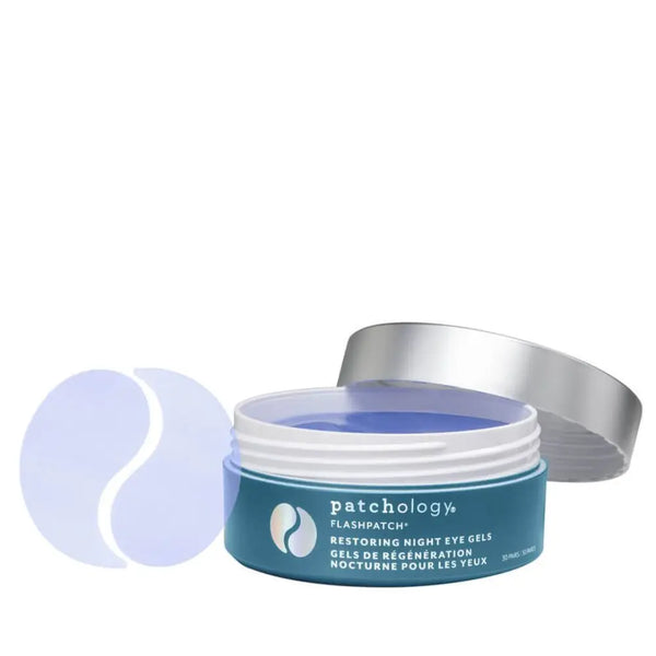 Patchology FlashPatch® Restoring Night Eye Gels (30pairs/jar) - Beauty Affairs2