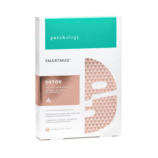 Patchology SmartMud® No Mess Mud Masques: Detox Sheet Masks (4 pack) - Beauty Affairs2