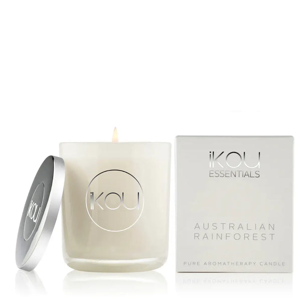iKOU Aromatherapy Candle Glass - Australian Rainforest - Beauty Affairs1